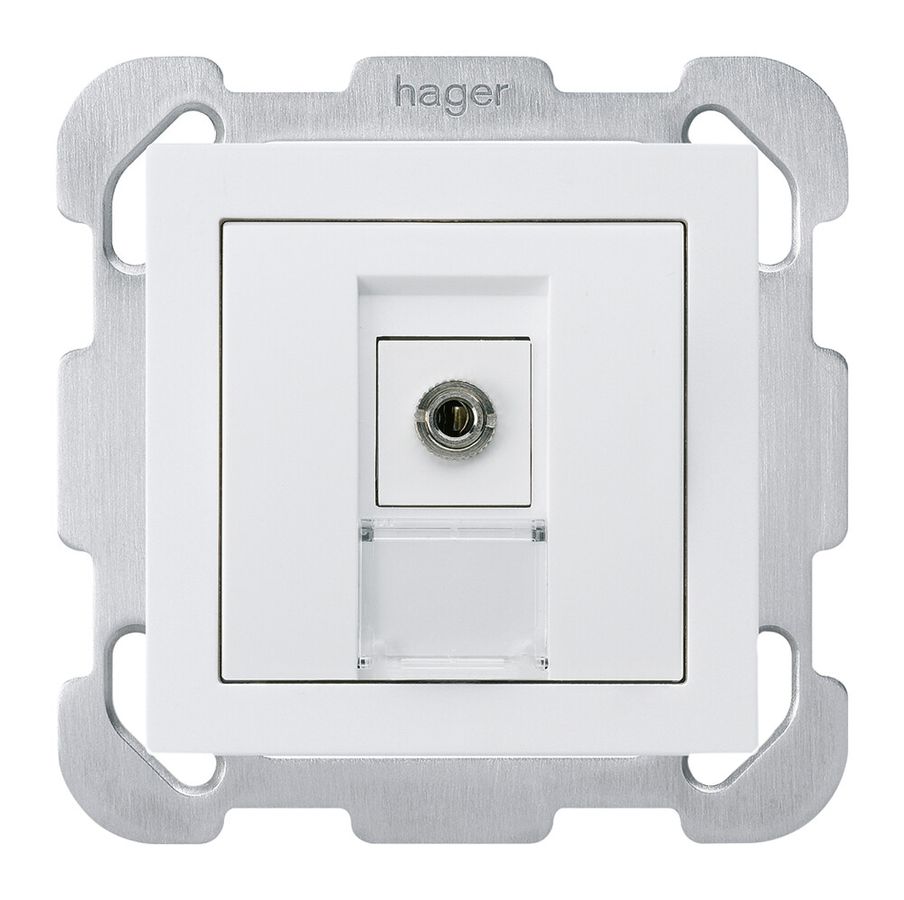 Presa di raccordo INC kallysto B Jack Connector 3.5mm bianco