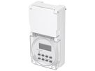 Timer a presa MH digitale 24h 1×tipo 13 10A 230V IP55 bianco