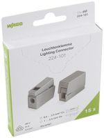 Leuchtenklemme WAGO 224-101 in Blister 15 Stück 1L 1…2.5mm²/0.5…2.5mm²