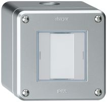 AP-Taster robusto Q KNX 2× RGB LED s/e-link aluminium