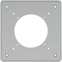 Montageplatte ELEMENT SNAPFIX® 1×1 horizontal und vertikal 125×125mm Aluminium