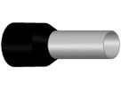 Aderendhülse Typ B isoliert 25mm²/18mm schwarz