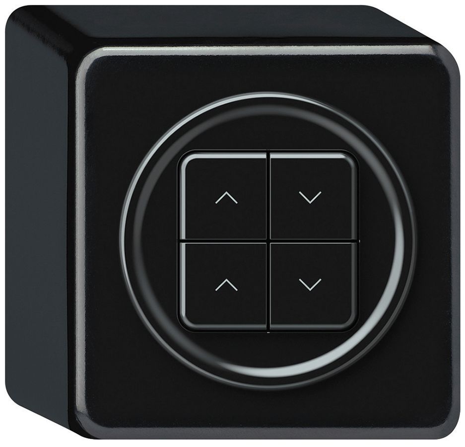 AP-Jalousieaktor KNX origin 4×Tasten schwarz
