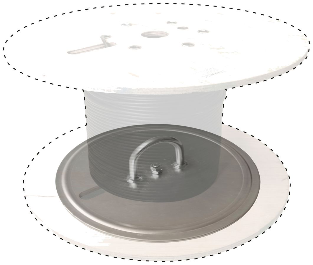 Kabelabroller Ferratec Q-Roll Disc BIG Stahl 1000kg