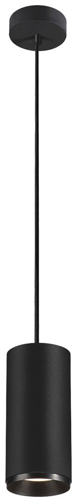 LED-Pendelleuchte SLV NUMINOS L PHASE 28W 2675lm 4000K 24° Ø100×213mm schwarz