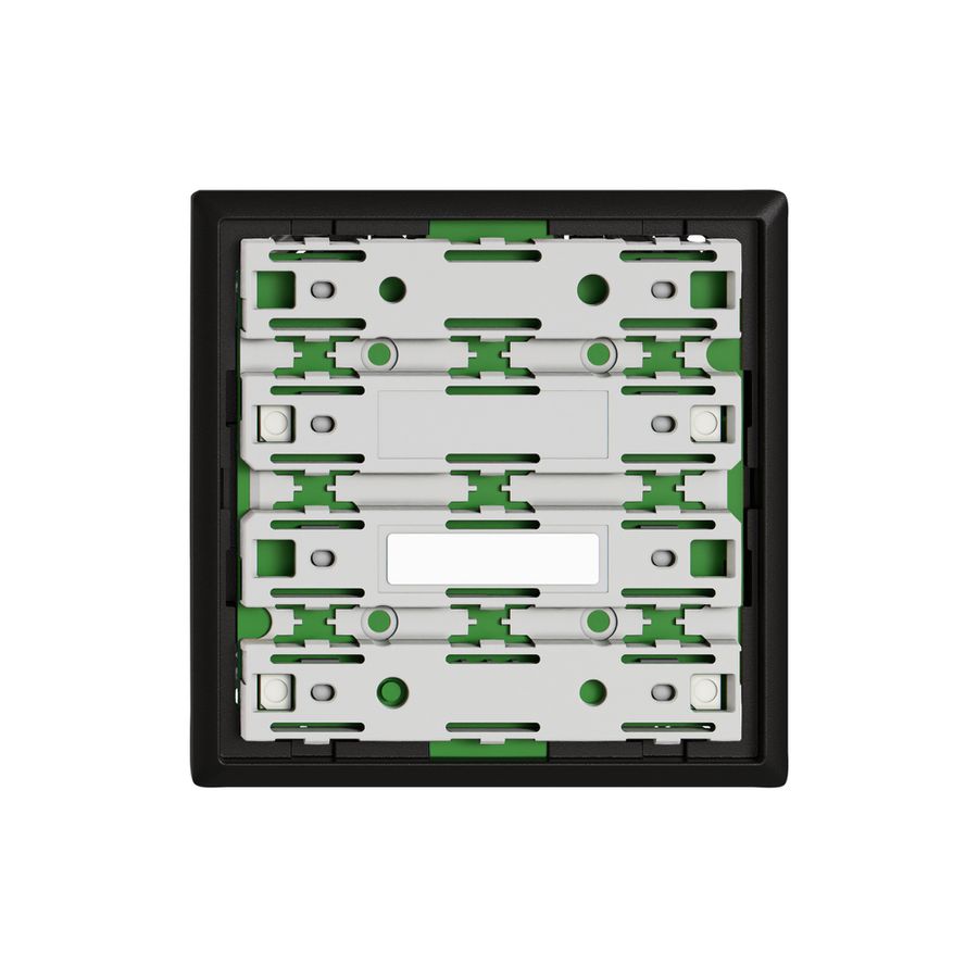 Plaque frontale EDIZIO.liv SNAPFIX® pour poussoirs UNI 3902-1 sans LED no