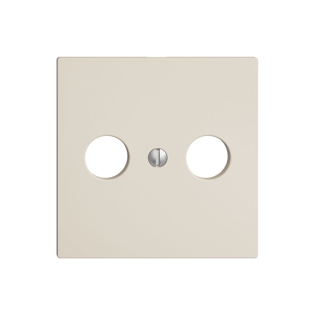 Frontplatte EDIZIOdue crema für R/TV