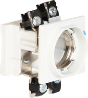 Portafusibile INS Hager DIII 63A copertura tonda prof.INS 44mm L alto/SN basso