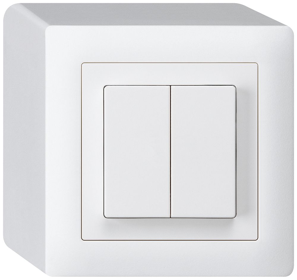 Interruttore AP kallysto 3/1L+AR/1L bianco