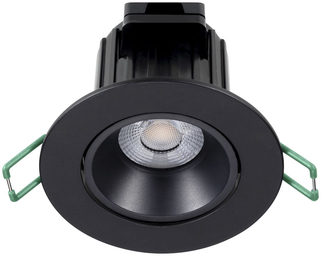 LED-Downlight Sylvania START 9W 720lm 2700K IP44 MB DIM schwarz