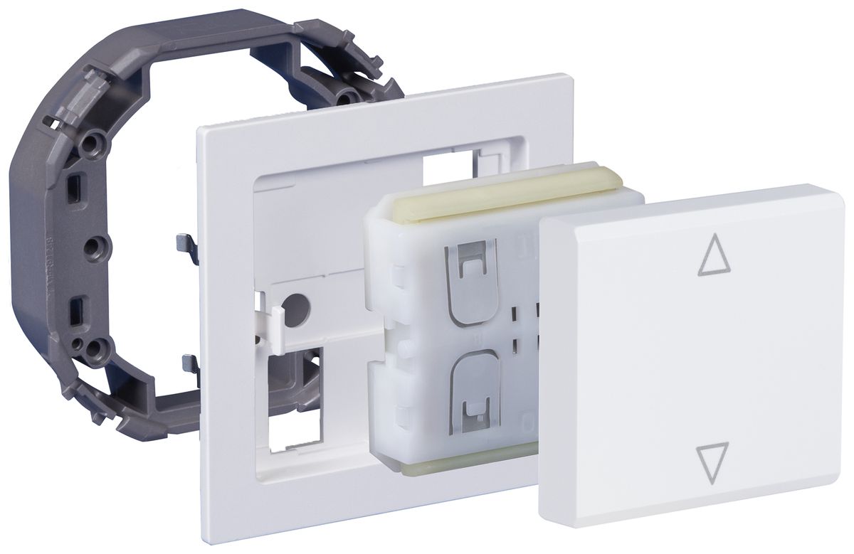 Wandsender Omnio Einertaste mit Beschriftung Pfeil 4 Kanäle ws