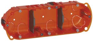 UP-Einlasskasten Gr.I-I-I Legrand rot für Beton