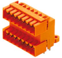 Stiftleiste Weidmüller SLD geschlossen THT 3.5mm 18L 90° 3.2mm verzinnt orange
