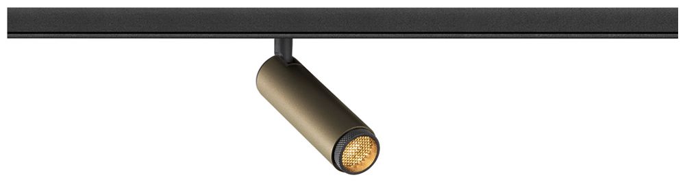 Spot LED SLV GRIP S 1×9.8W 610lm 930 29° DALI 48V AD Ø30×101mm bronzo