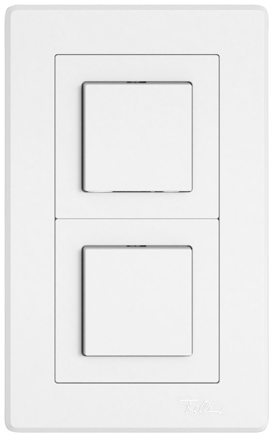 Combinaison ENC EDIZIO.liv SNAPFIX® 2×1 156×96mm schéma 6/1L+schéma 3/1L blanc