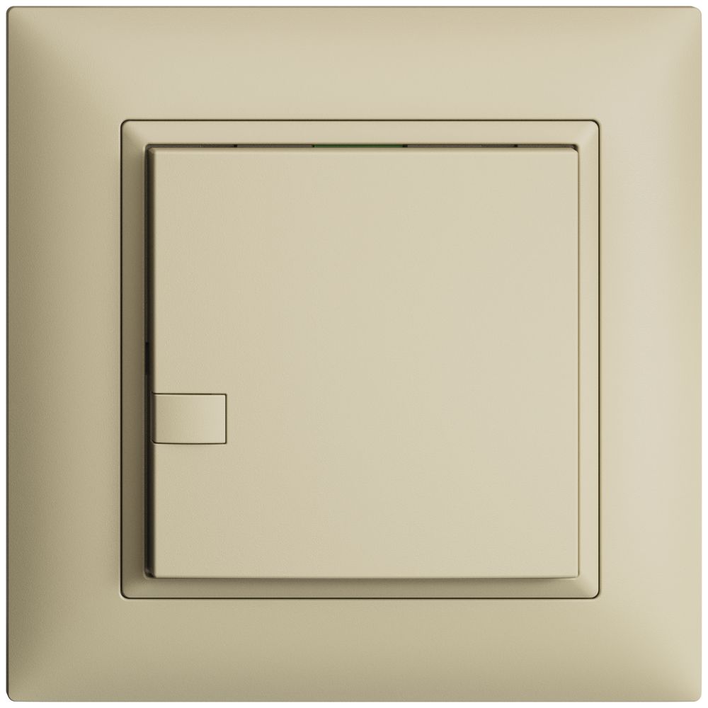 Poussoir ENC KNX 1× EDIZIOdue vanille RGB sans LED