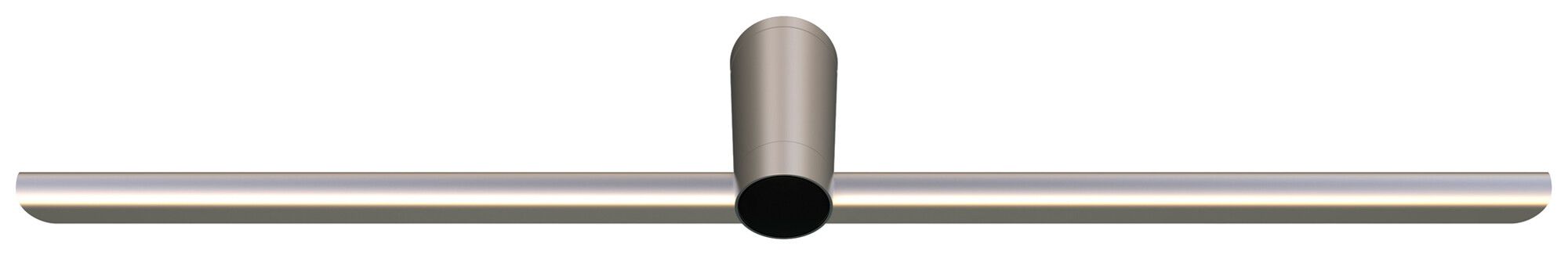 Applique LED DOTLUX SKYLAR 1×9.5W 3000K REG diretto 900×181×67mm argento