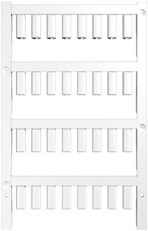 Marqueur de conducteur Weidmüller MultiCard VT SF p.Ø3…3.7mm 12×4.6mm PA66 blanc