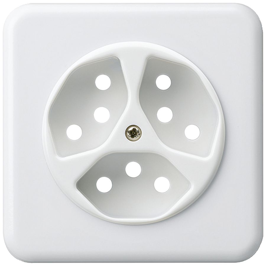 Kit frontale INC basico 3×tipo 13 bianco 86×86mm