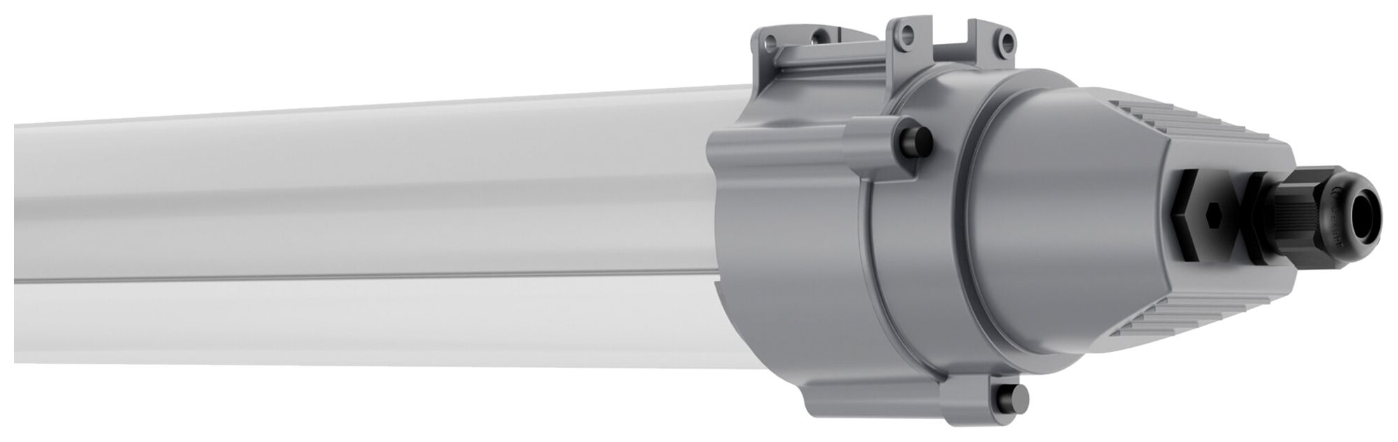 LED-Feuchtraumleuchte LEDVANCE DP MAX 43W 6500lm 840 IP66 1450mm grau