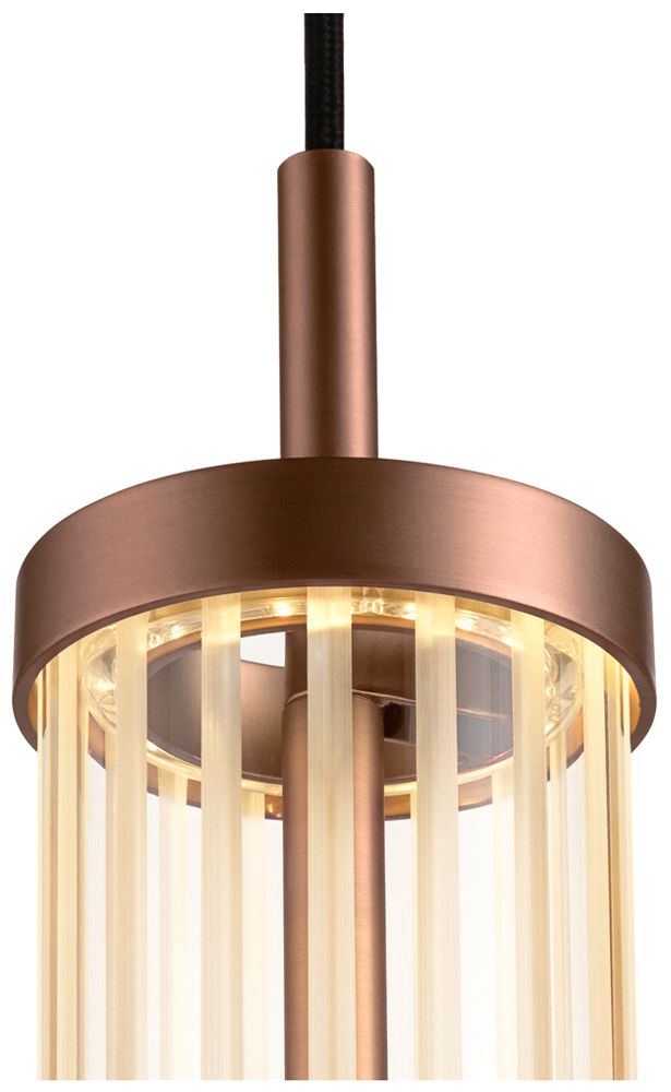 Lampada sospesa LED SLV QUIMERA AD1PH 8W 330lm 927 REG Ø76×470mm rame