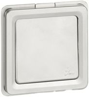 UP-Wippschalter Soliroc 3/2L verchr.