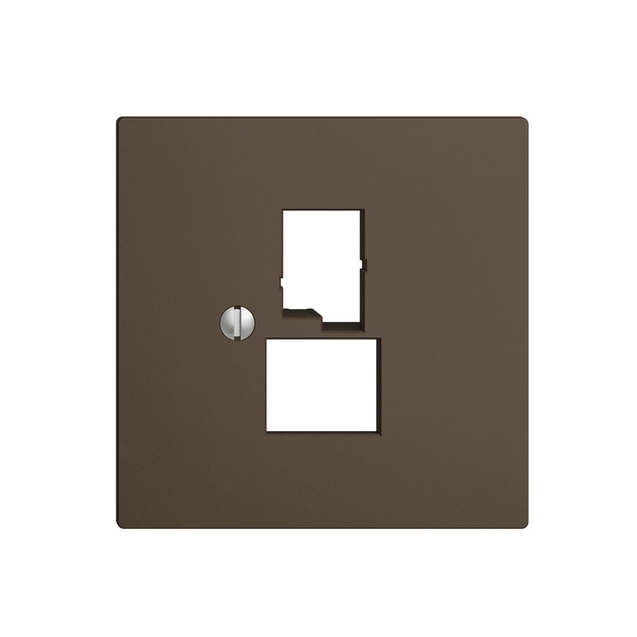 Frontplatte EDIZIOdue coffee für DSL-Breitband Dose