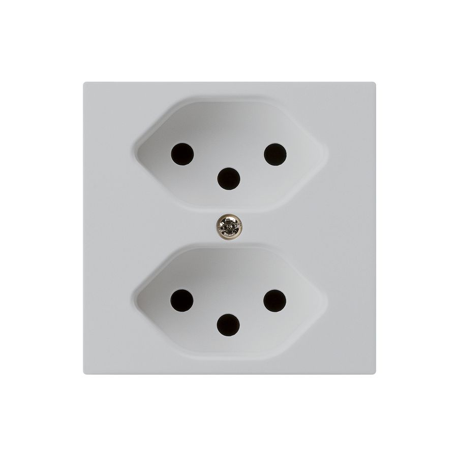 Prise ENC kallysto 2×T13 gris clair