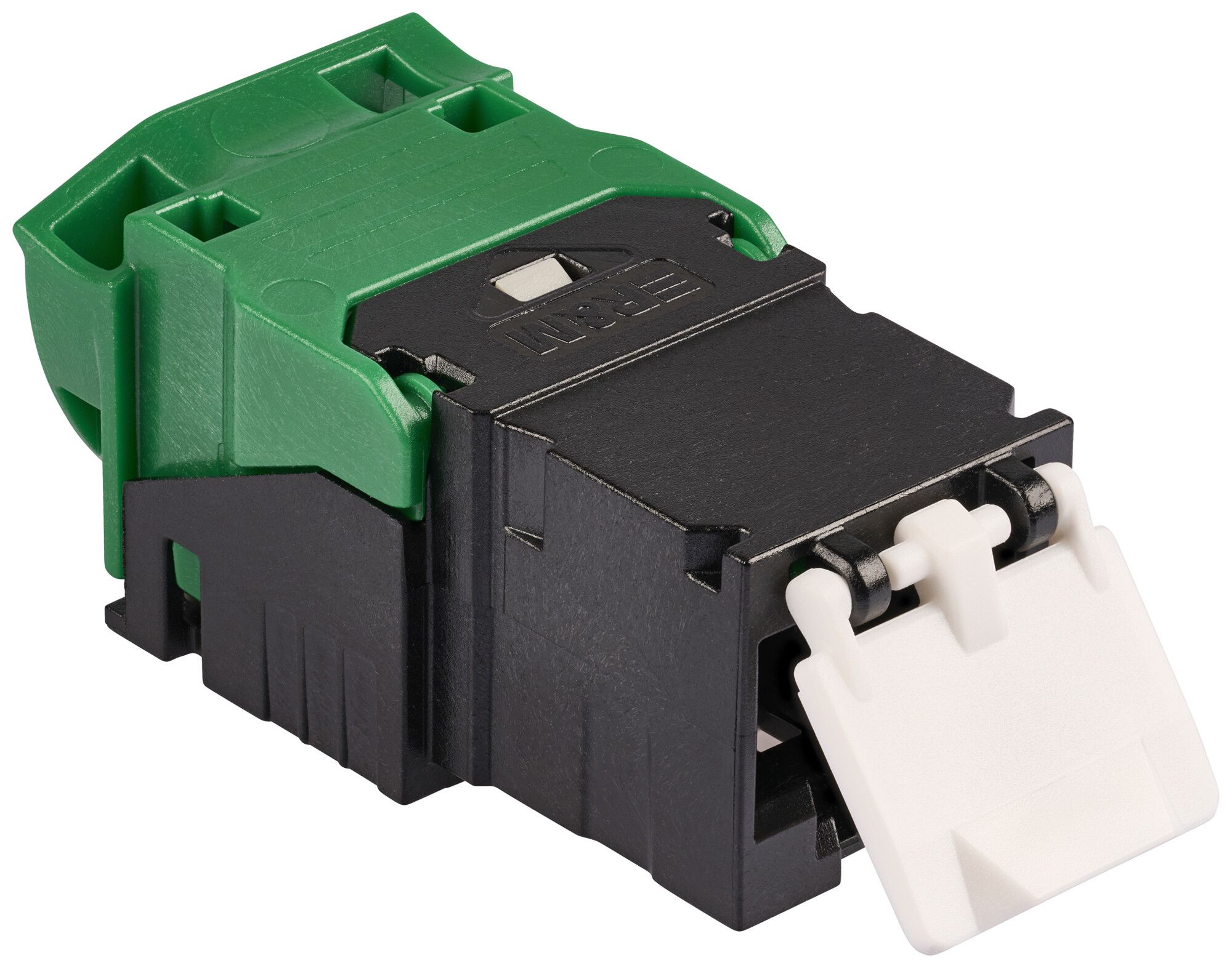 Modulo di raccordo R&Mfreenet EL4.0 RJ45/u cat.5E IDC AWG22…26 verde