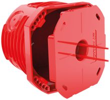 Einlasskasten MT NIS 1×1 GDP 850°C Ø71×60mm rot