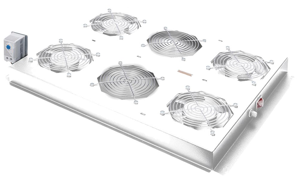 Lüfter ROLINE 420×50×530mm 230V Dachlüfter grau 432m³/h