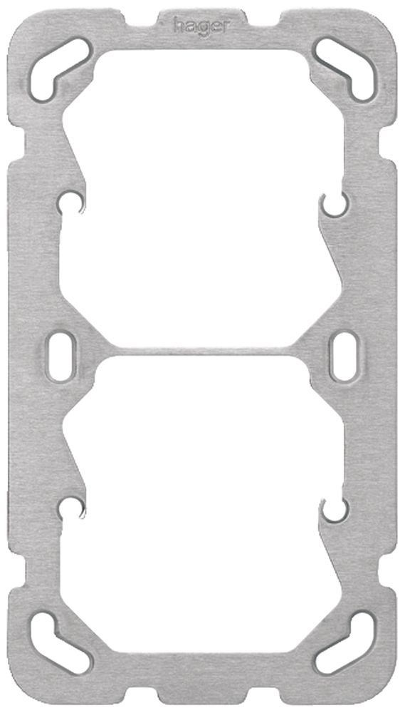 UP-Befestigungsplatte Hager Gr.I-I 77×137mm