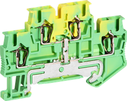 Reihenklemme 0.08…4mm² Zugfederanschluss grün/gelb
