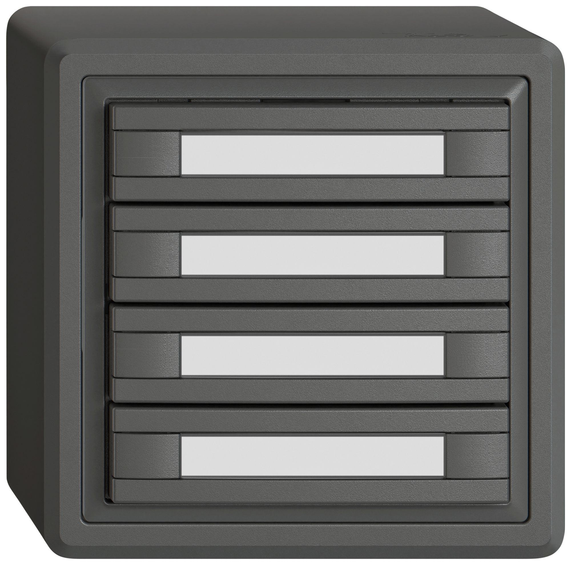 Pulsante KNX RGB AP EDIZIO.liv SNAPFIX® sensore temp.s.LED targ.8× com.1T grs