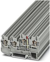 Morsetto di passaggio 0.08…4mm² grigio, STIO 2.5/3-2B/L-LA24GN/O-M