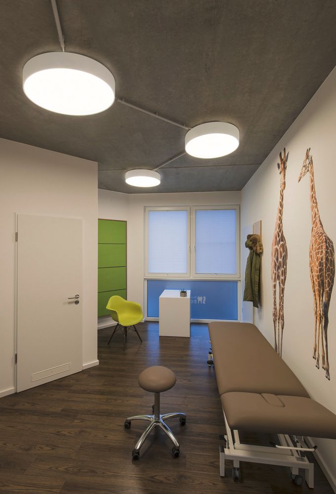 LED-Deckenleuchte SLV MEDO PRO 60DC 37W 5100lm 930/940 IP50 DALI Ø600mm weiss