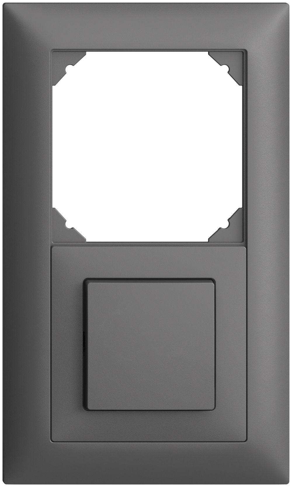 UP-Kombination leer+3/1P EDIZIOdue dunkelgrau