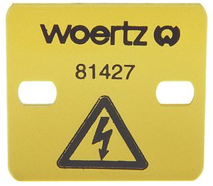 Klemmenabdeckung Woertz für 4 Klemmen 2.5mm²