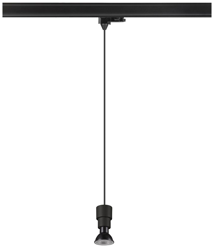 Luminaire suspendu SLV PURI 2.0 Basic AD3PH GU10 1×6W VAR Ø41mm noir