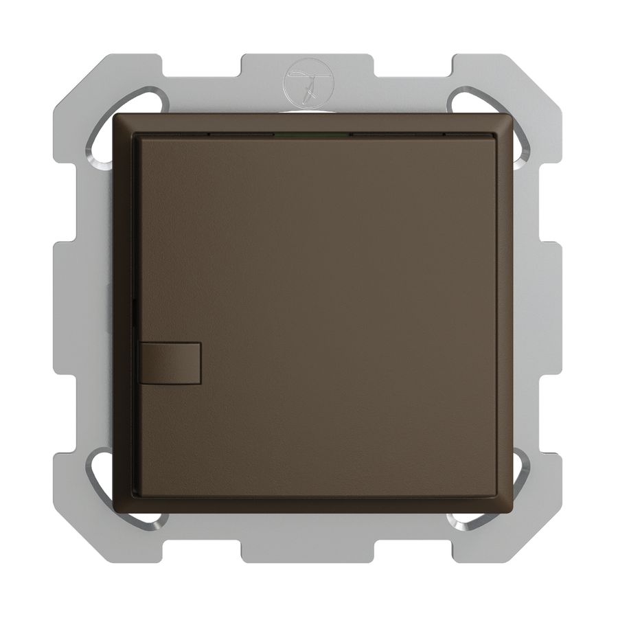 UP-KNX-Taster RGB EDUE, 250mW, o.LED, 1×Taste, 1×Tastenb., cof