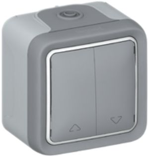 AP-Storentaster PLEXO 2×A/1L grau