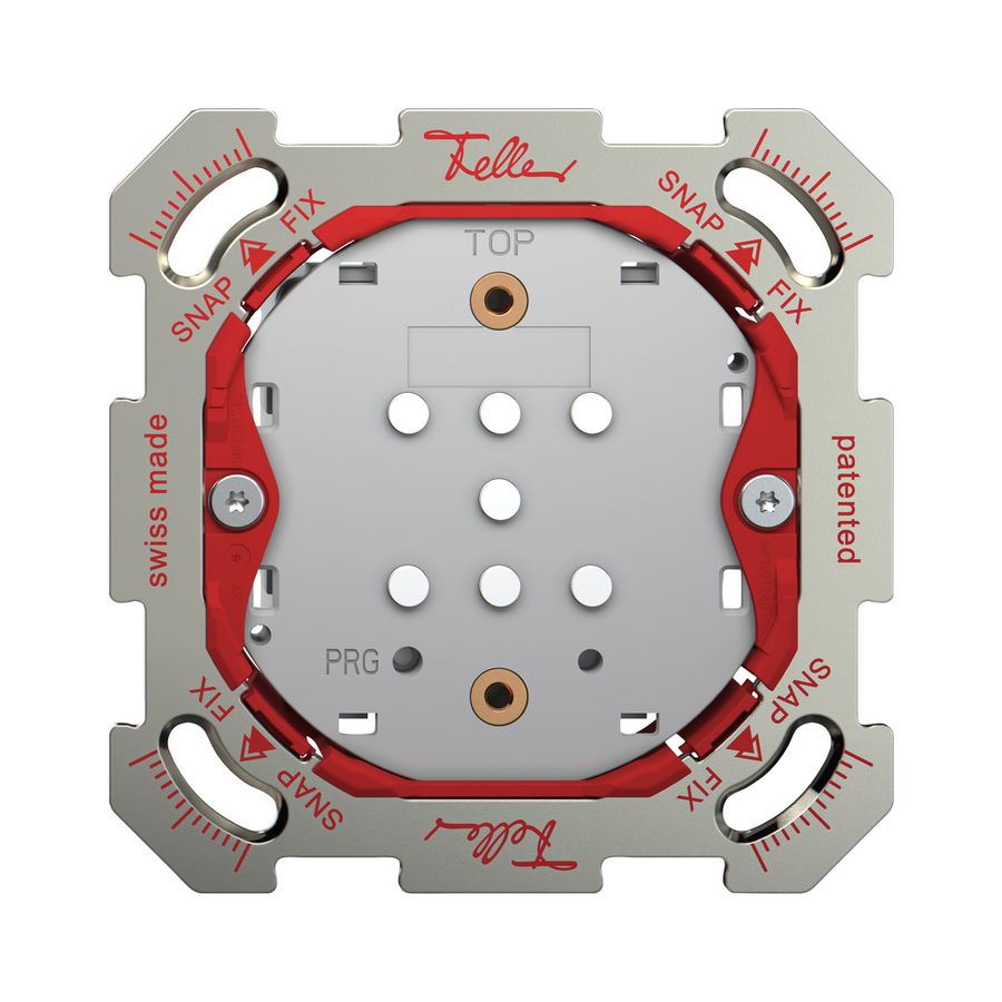 Poussoir KNX RGB ENC Feller SNAPFIX® capteur temp.s.LED 1× comm.1T
