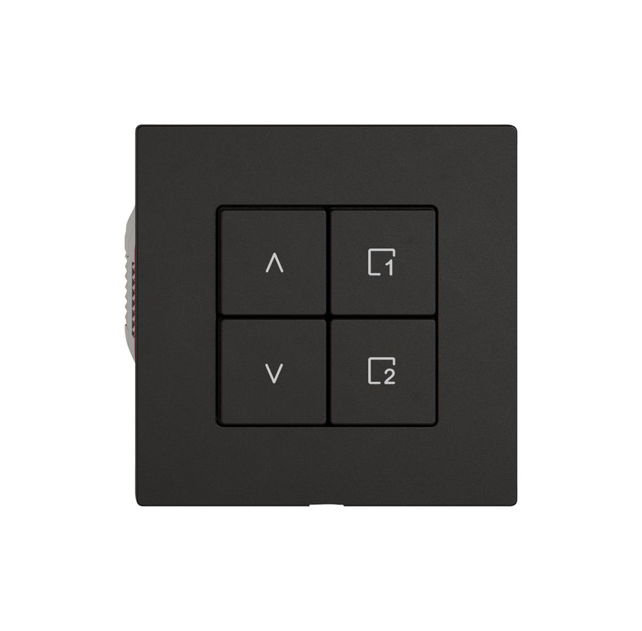 Station sec.stores EDIZIO.liv Wiser SNAPFIX® 1 scène 4 touches WLAN no