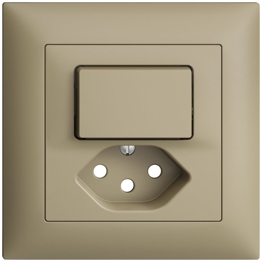 Frontset EDIZIOdue sand 88×88mm T13