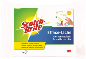 3M Scotch Brite Fleckenradierer weiss, Duo-Pack