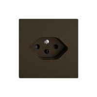 Steckdose EDIZIO.liv SNAPFIX® 1×T13 mit Shutter br