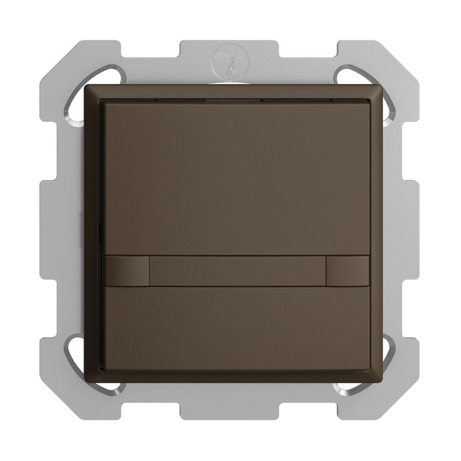 Poussoir KNX RGB ENC EDUE, 250mW, s.LED, papier, 1×pouss., comm.2×touches, cof