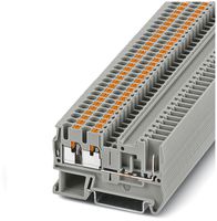 Borne 0.14…4mm² connexion à ressort de torsion gris