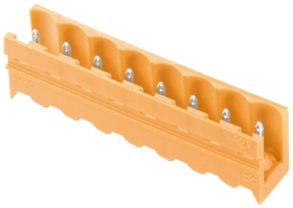Stiftleiste Weidmüller SL offen THT 5.08mm 8L 180° 3.2mm orange