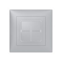 Aufsatz zu Tastsensor ABB SIDUS KNX Basic Fset-B 2/4, aluminium